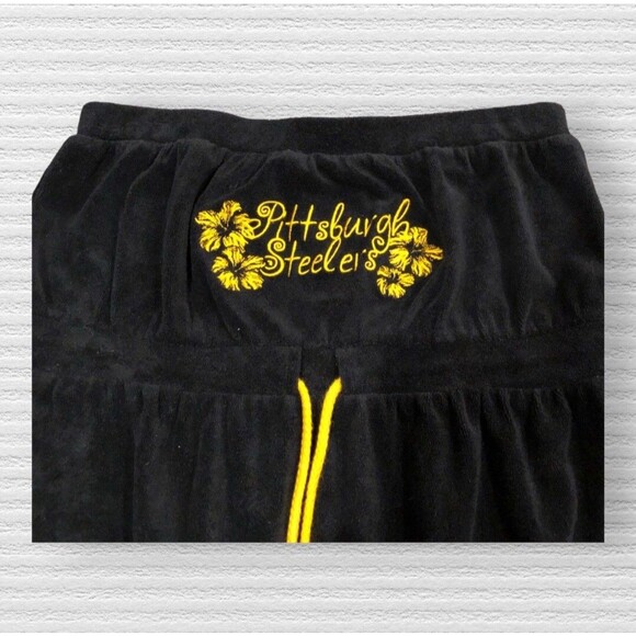 Pittsburgh Steelers NFL Team Apparel Black Strapless Tube Dress Small NW - Picture 5 of 8